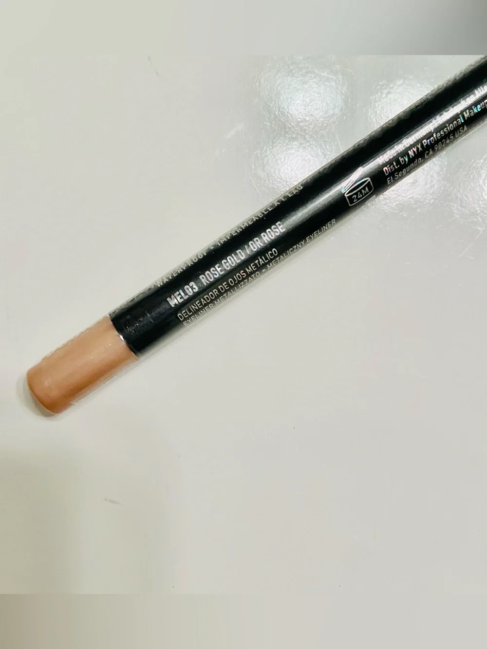 NYX Professional Makeup Metallic Eyeliner Rose Gold